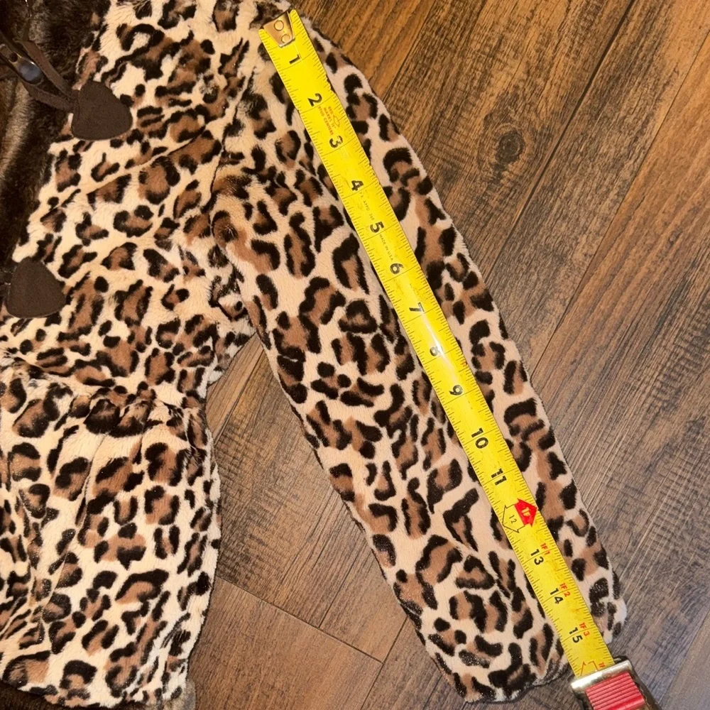 Rothschild Leopard Print Kids Puffer Coat